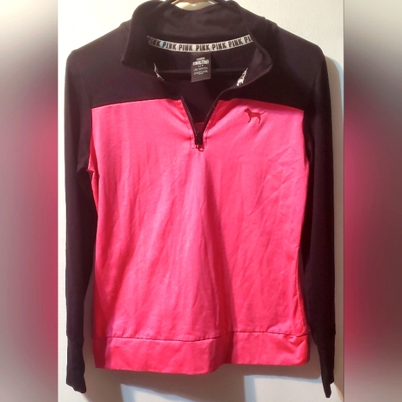 PINK Victoria's Secret Tops - Victoria Secret Pink Ultimate SIP Ladies Lightweight Quarter Zip Pullover
